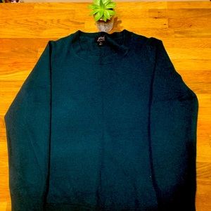 J. Crew Cashmere Crewneck in Wintergreen Medium